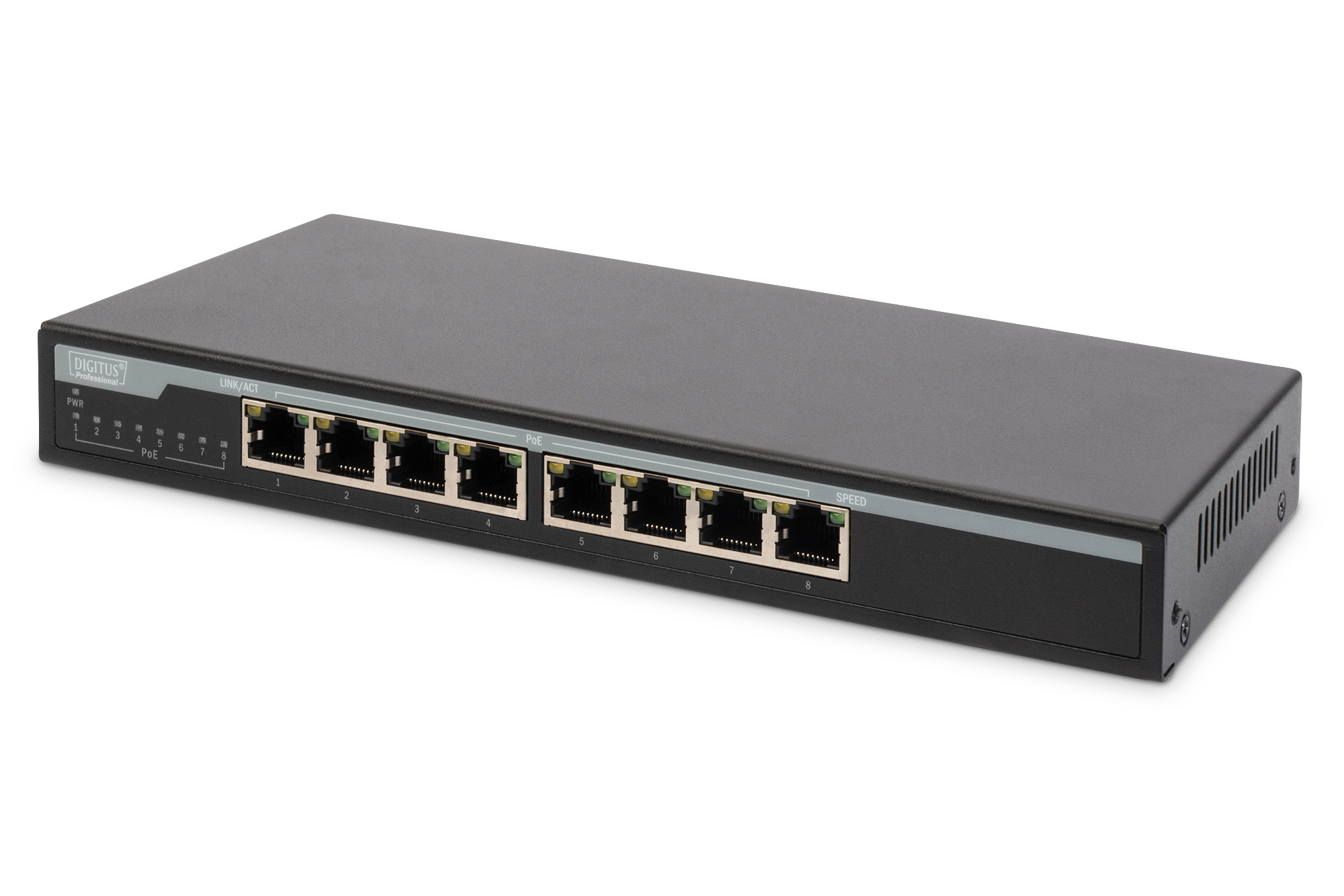 Image of Digitus 8-Port Gigabit Networkswitch, 10 Zoll, unmanaged