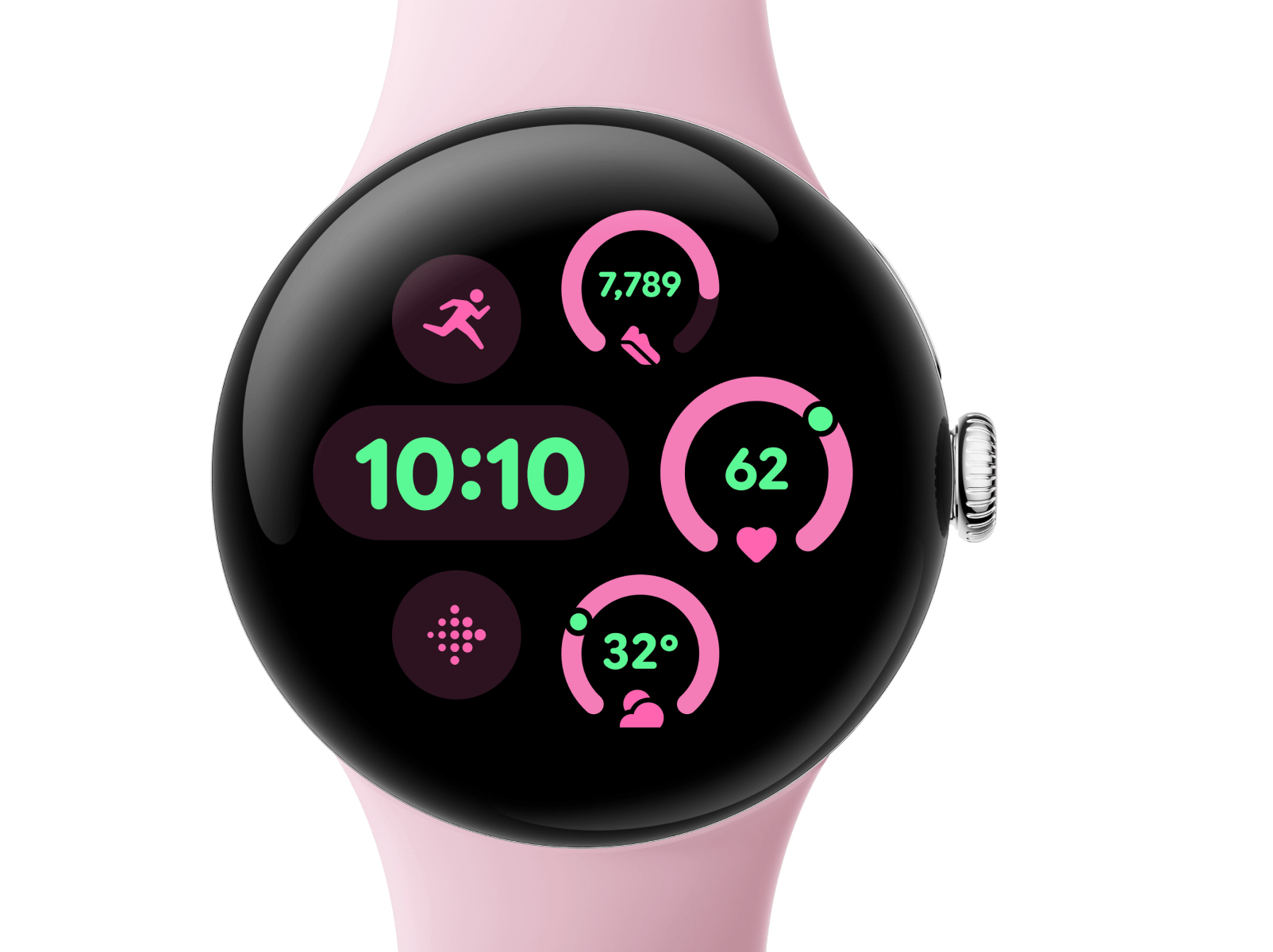 Google Pixel Watch 3 AMOLED 41 mm Digital Touchscreen Silver Wi-Fi GPS (satellite)