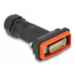 DeLOCK D-Sub 15 pin male with housing IP67 waterproof