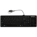Seal Shield Seal Silk Pro keyboard Industrial USB QWERTY US English Black