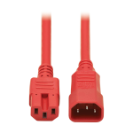 Tripp Lite P018-006-ARD power cable Red 70.9" (1.8 m) C14 coupler C15 coupler