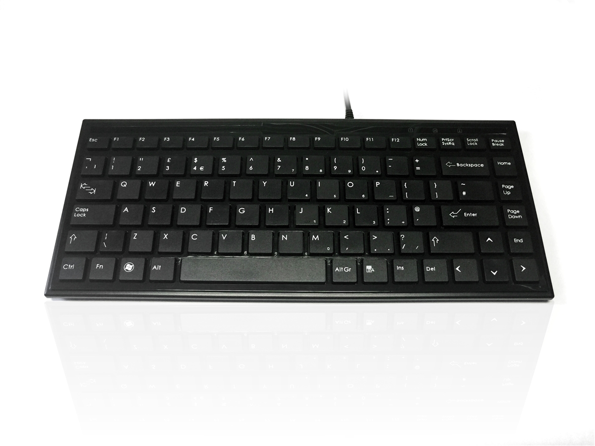Ceratech Accuratus 395; USB extra slim mini keyboard. Includes soft