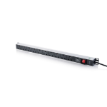 Digitus 1U PDU, Switched, Cover Surge protected