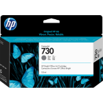 HP P2V66A/730 Ink cartridge gray 130ml for HP DesignJet T 1600/1700/940