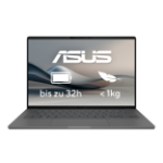 ASUS Zenbook A14 UX3407QA-QD290W Qualcomm Snapdragon X1-26-100 Laptop 35.6 cm (14") WUXGA 16 GB LPDDR5x-SDRAM 512 GB SSD Wi-Fi 6E (802.11ax) Windows 11 Home German Grey