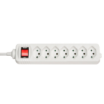 Lindy 73168 power extension 7 AC outlet(s) Indoor White