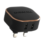 Duracell DRACUSB14-UK mobile device charger Black