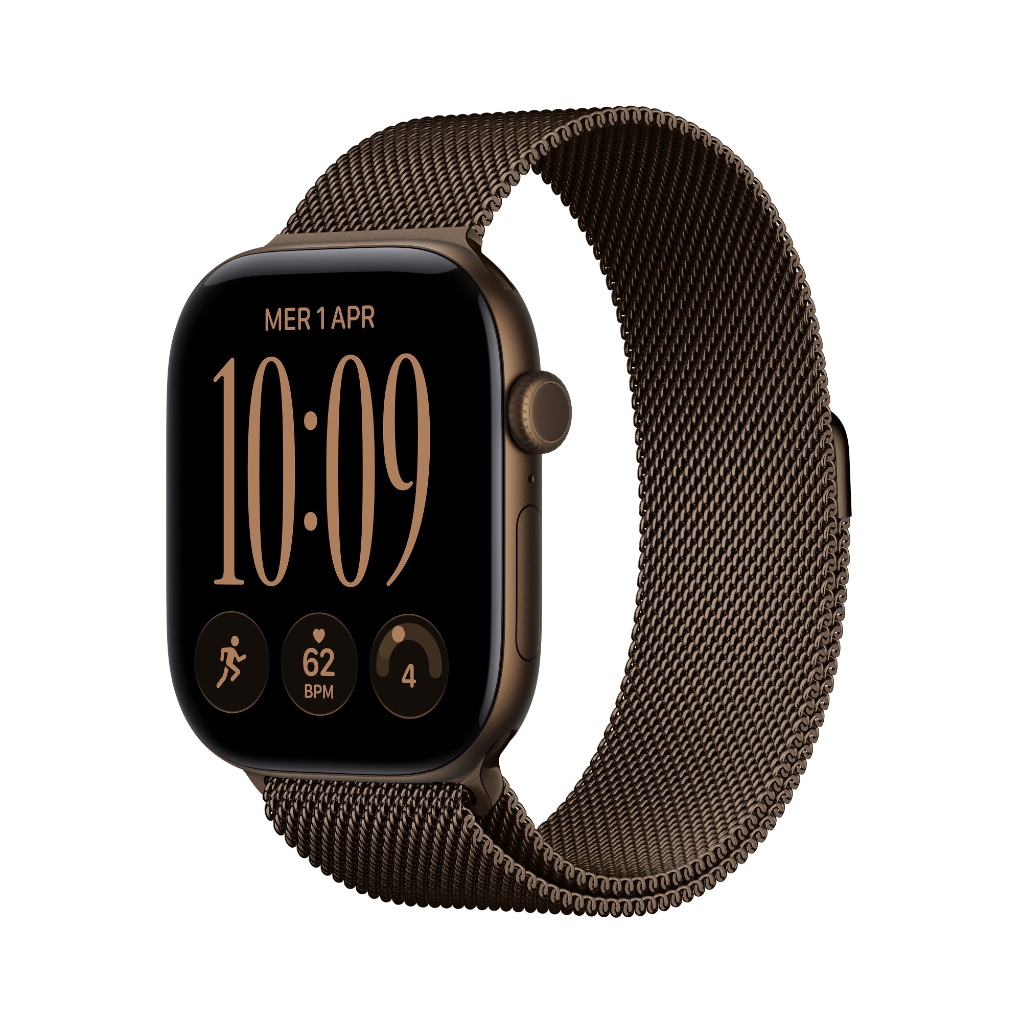 Apple Watch Series 12 GPS 46mm Dark Bronze Aluminium Case with Dark Br