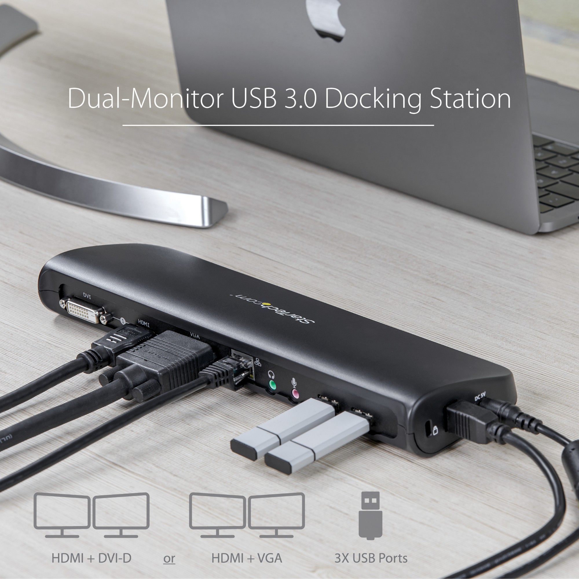 Buy StarTech.com Portable Laptop Docking Station - HDMI or VGA - USB at  Connection Public Sector Solutions