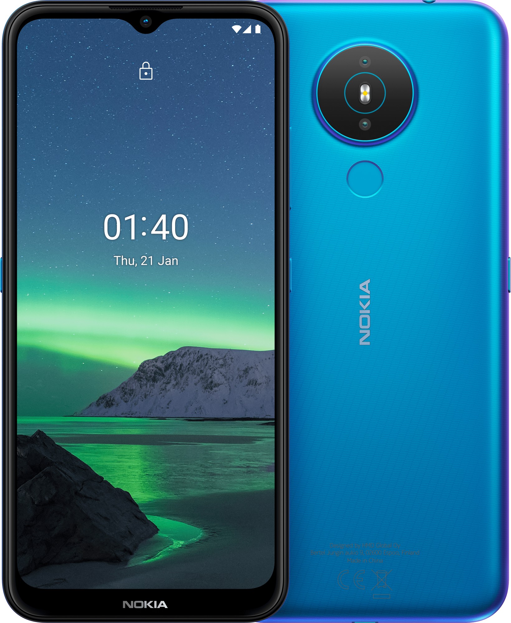 Nokia 1.4 6.51 Inch Android UK SIM Free Smartphone with 2 GB RAM and 32 GB Storage (Dual SIM) - Blue