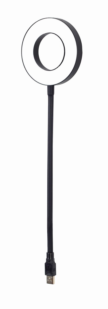 Gembird NL-LEDRING-01 USB gadget Black, White Lamp