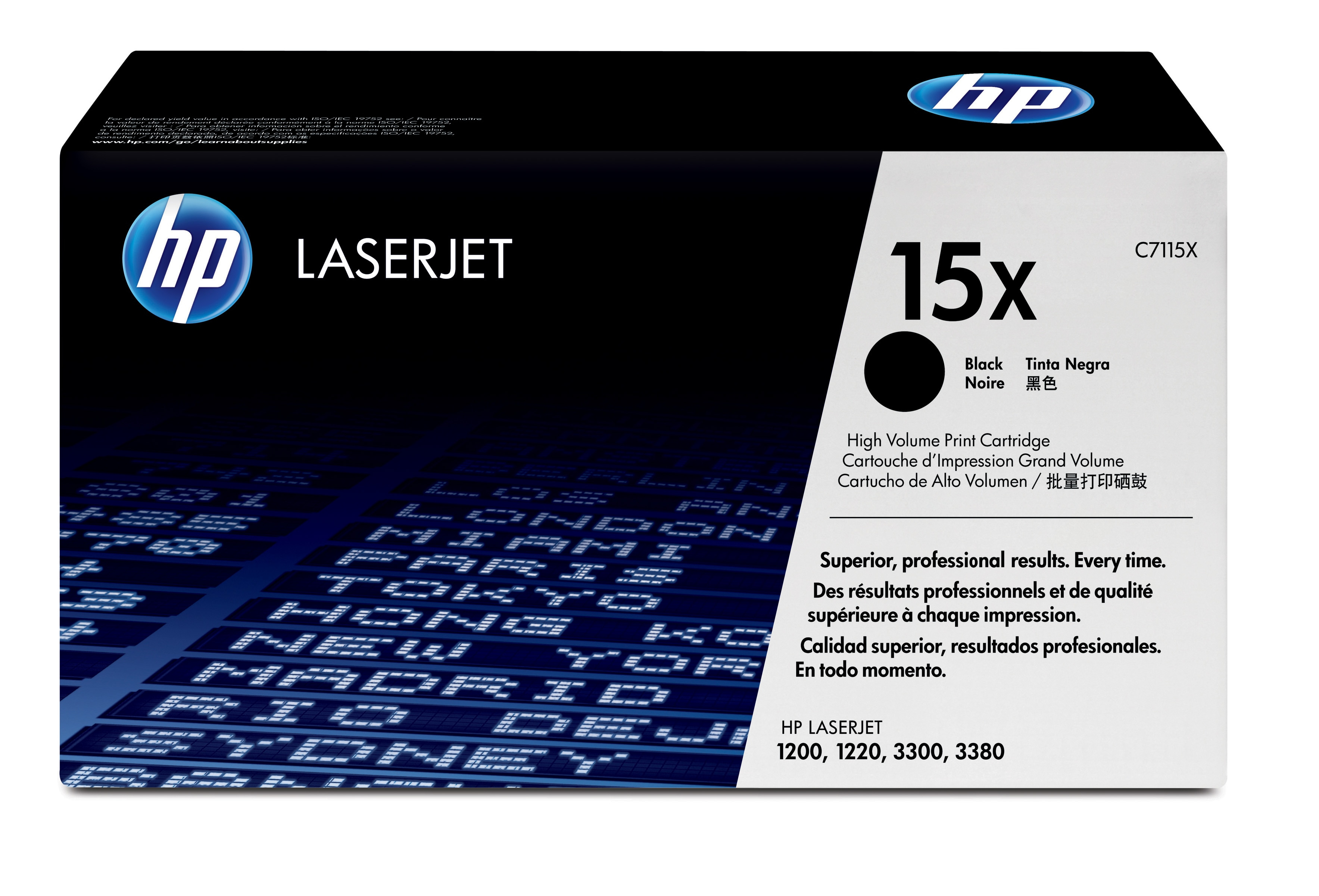 Image of HP C7115X/15X Toner cartridge black, 3.5K pages ISO/IEC 19752 for...