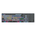 Logickeyboard LKB-MCOMP-TM-UK keyboard Office Bluetooth QWERTY English Grey, Titanium