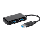 Monoprice 24260 interface hub USB 3.2 Gen 1 (3.1 Gen 1) Type-A 5000 Mbit/s Black