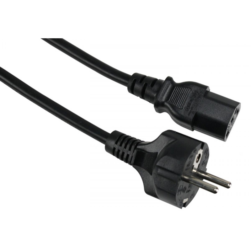 Image of FDL 2M EUROPEAN MAINS CABLE - STRAIGHT EURO PLUG TO C13