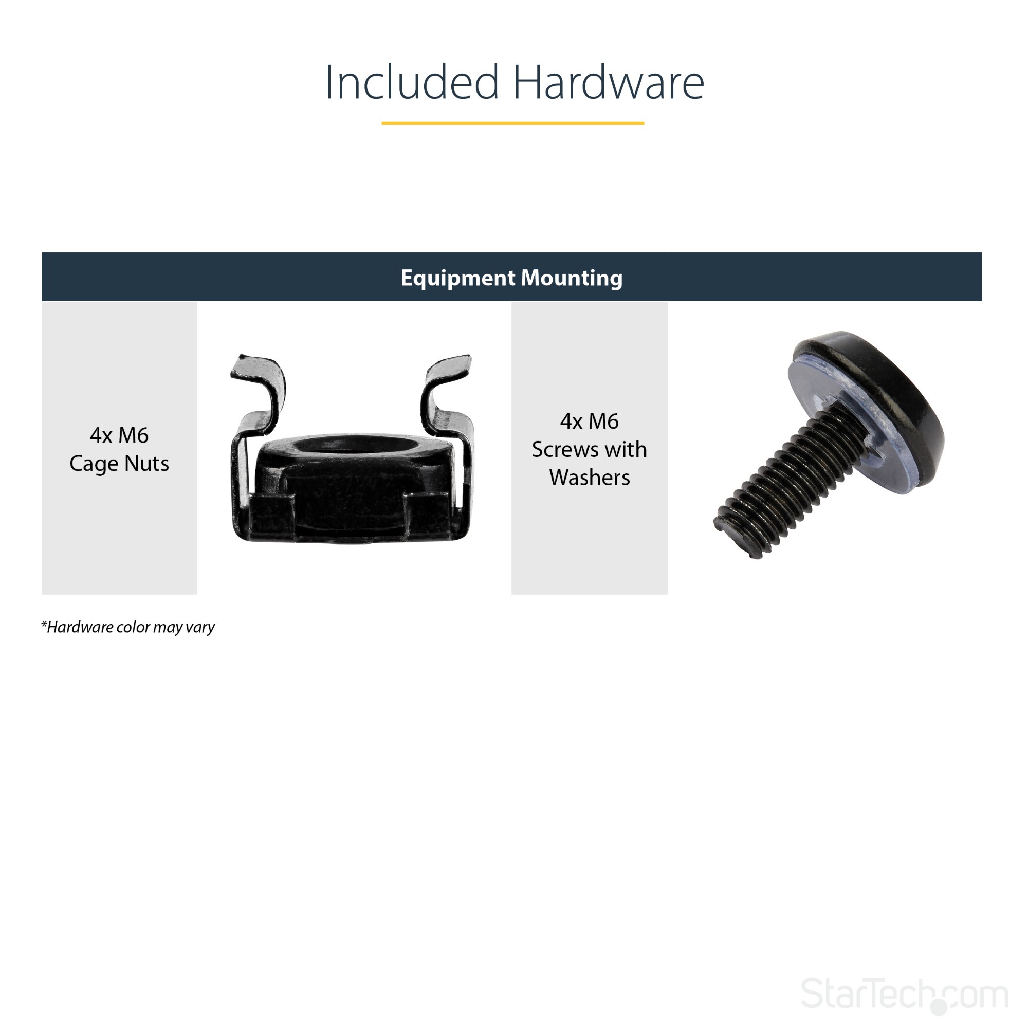 StarTech.com 1U 7in Depth Universal Fixed Rack Mount Shelf &ndash; 33lbs / 15kg