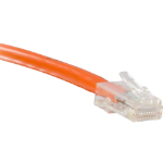 eNet Components Cat5e, 1ft networking cable Orange 12" (0.305 m)