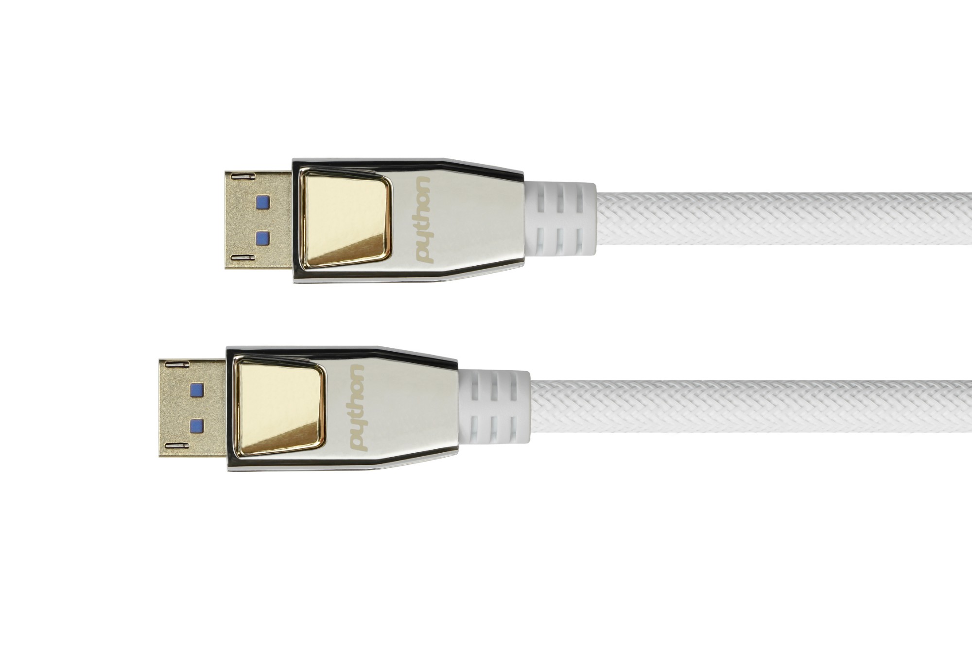 Python DP20-PY005W DisplayPort cable 0.5 m White