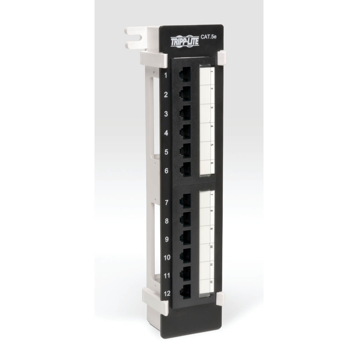 Tripp Lite N050-012 12-Port Wall-Mount Cat5e Patch Panel. 568B. RJ45 E