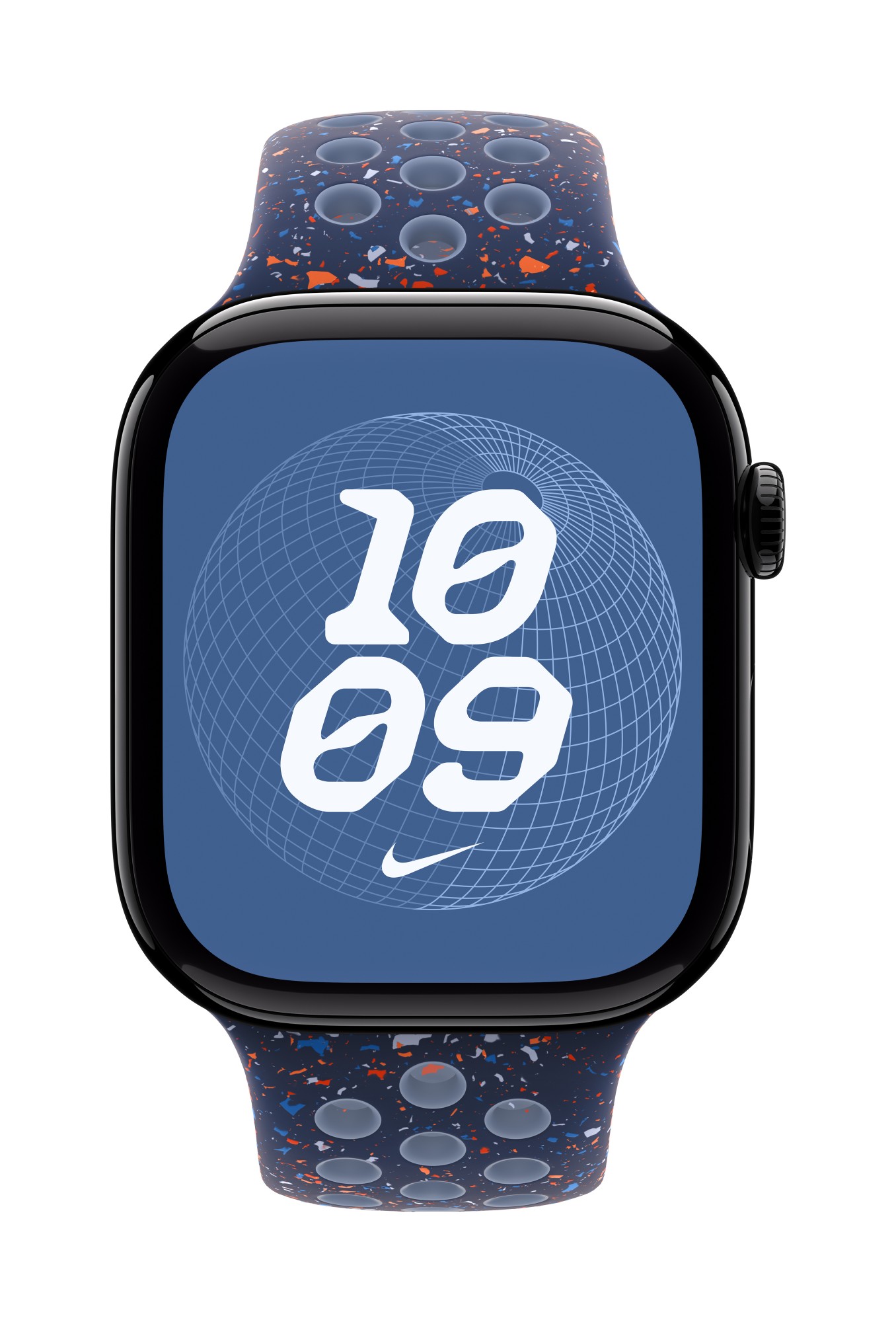 Apple Nike Sport Band Blue Aluminium. Fluoroelastomer