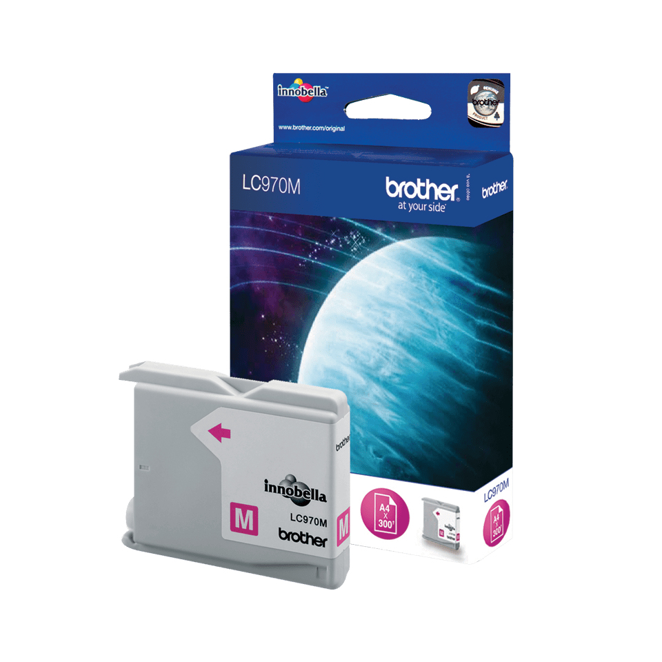 Image of Brother LC-970M Ink cartridge magenta, 300 pages 11ml for Brother...