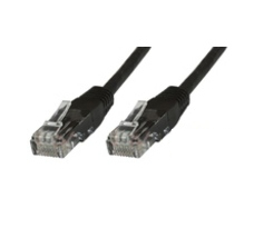 Microconnect CAT5e UTP 3m networking cable Black U/UTP (UTP)