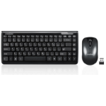 Perixx PERIDUO-707 B PLUS keyboard Mouse included RF Wireless QWERTY Black