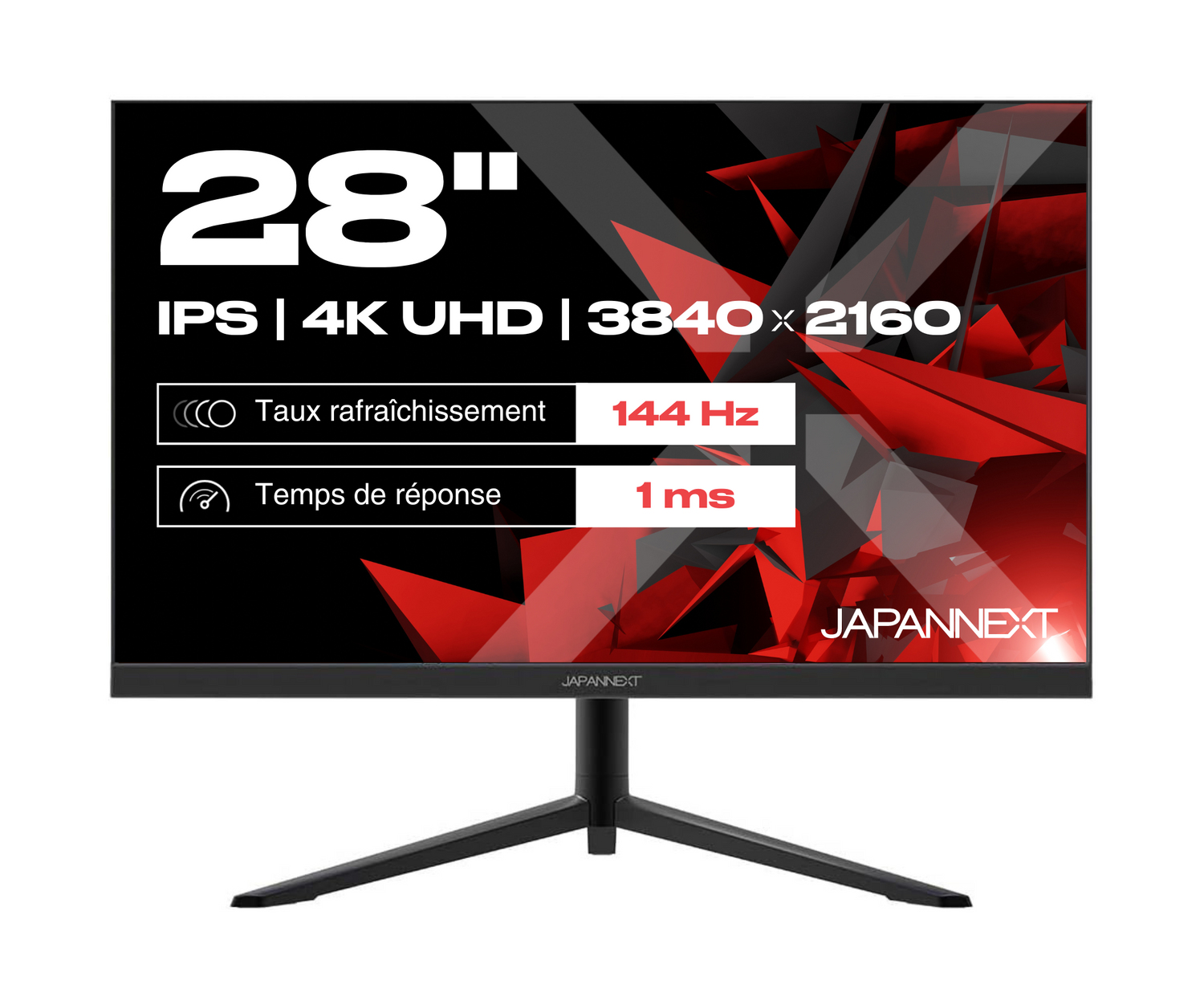 JAPANNEXT JN-IPS280UHD144F computer monitor 71.1 cm (28") 3840 x 2160 pixels 4K Ultra HD LCD Black