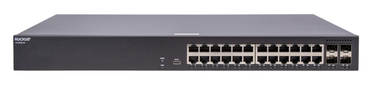 EU Product - ICX 8100 Switch 24 - Switch - 1 Gbps thumbnail