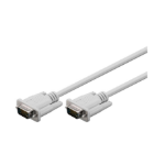 Microconnect VMM102C VGA kabel 2 m VGA (D-Sub) Wit