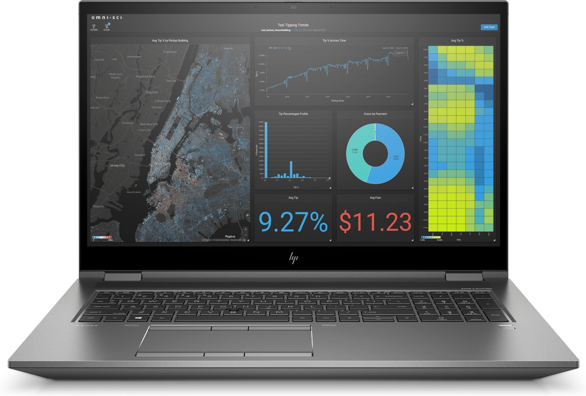 HP 17 17.3 inches G7 i7-10850H 32GB 1TB 3C9A7US#ABA Mobile Workstation