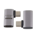 FDL USB4 TYPE C RIGHT ANGLED ADAPTER M/F - HORIZONTAL