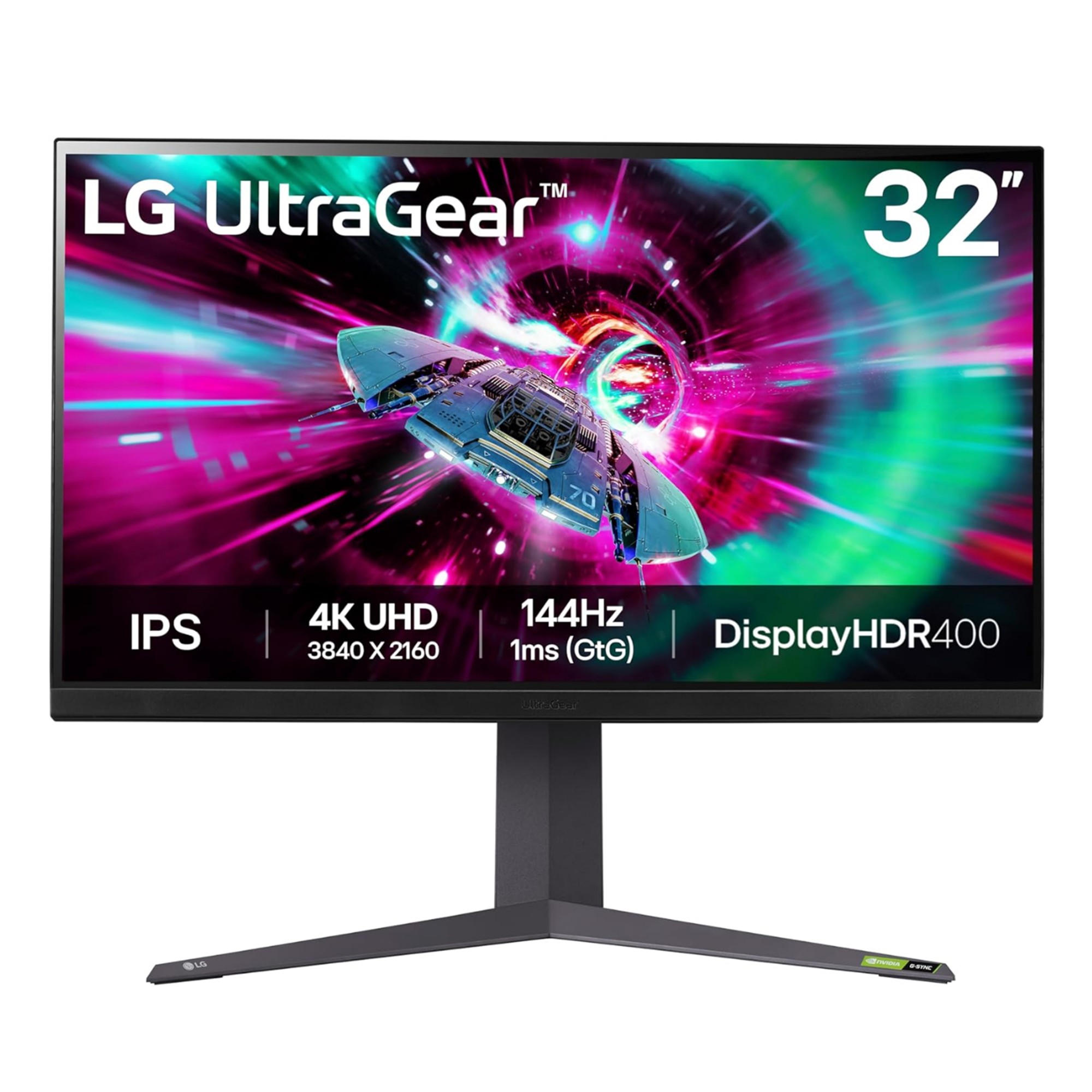 Lg Black/Grey/Purple 32Gr93u-B Computer Monitor 80 Cm (31.5") 3840 X 2160 Pixels 4K