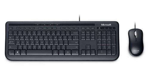Microsoft Wired Desktop 600, DE keyboard USB QWERTZ Black
