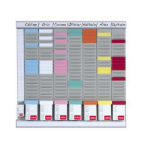 Nobo T-Card Office Planner Kit 24 Slot