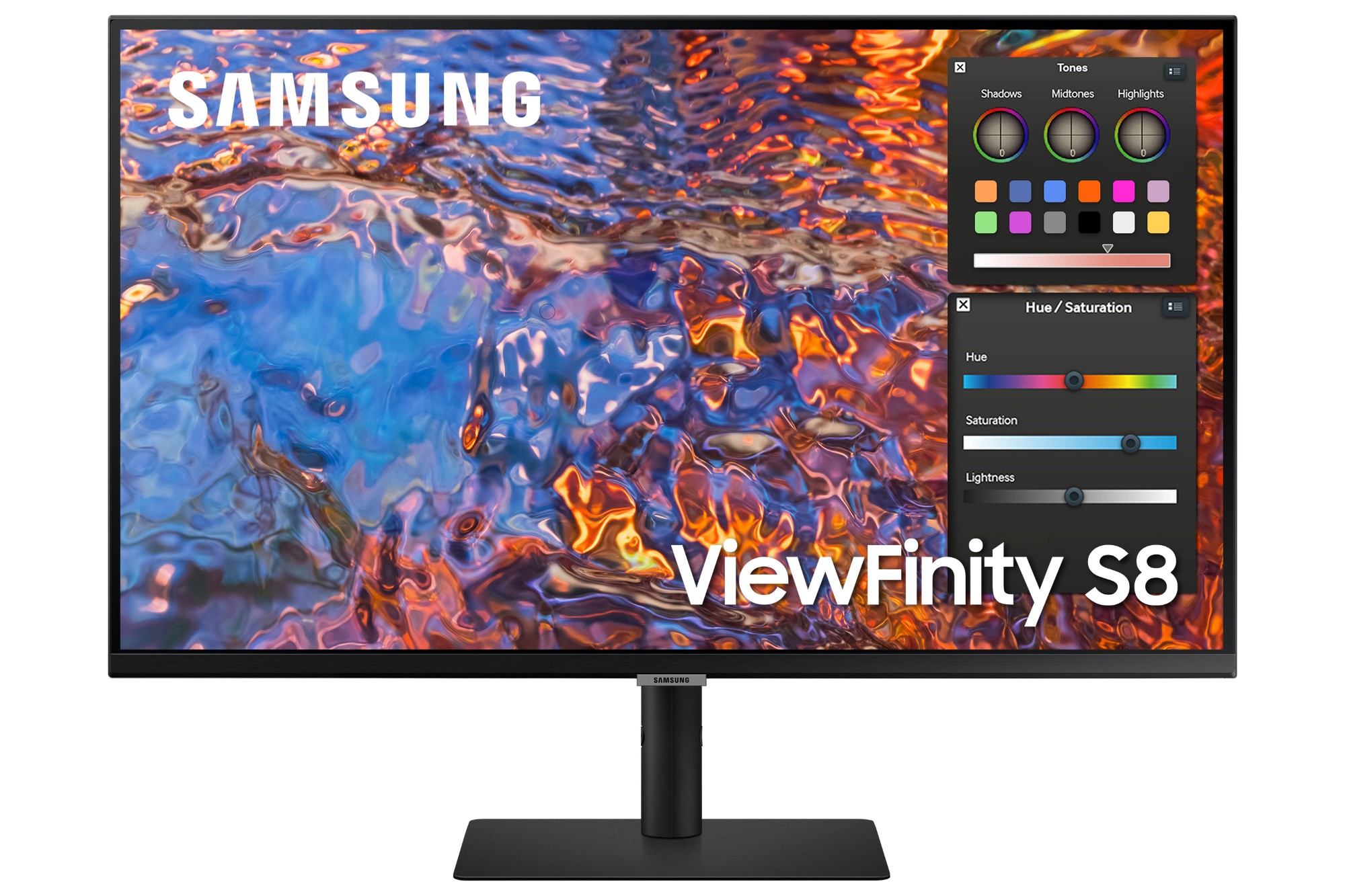 Photos - Monitor Samsung ViewFinity S8 S80PB LED display 81.3 cm  3840 x 2160 LS32B800 (32")