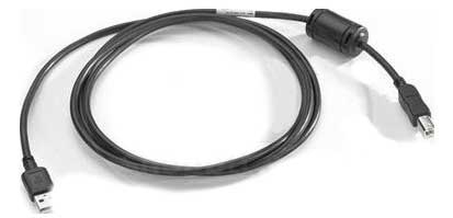 Photos - Cable (video, audio, USB) Zebra Cable Asssembly Universal USB USB cable 2.25 m USB A USB B Black 25 