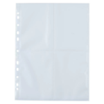 HERMA Fotophan transparent photo pockets 10x15 cm portrait white 250 pcs.
