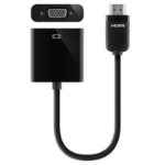 Belkin F2CD058 video cable adapter HDMI VGA (D-Sub) Black