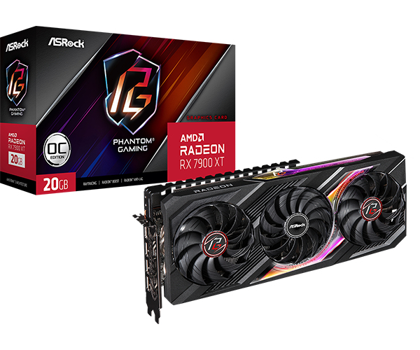 Image of Asrock Phantom Gaming AMD Radeon RX 7900 XT 20GB OC GDDR6