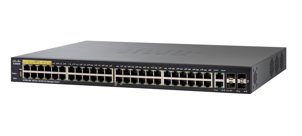 Image of Cisco Small Business SF350-48P Managed L2/L3 Fast Ethernet...