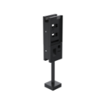 Ergonomic Solutions SpacePole Kiosk Dual sided Microtouch QSR kiosk w/ scanner