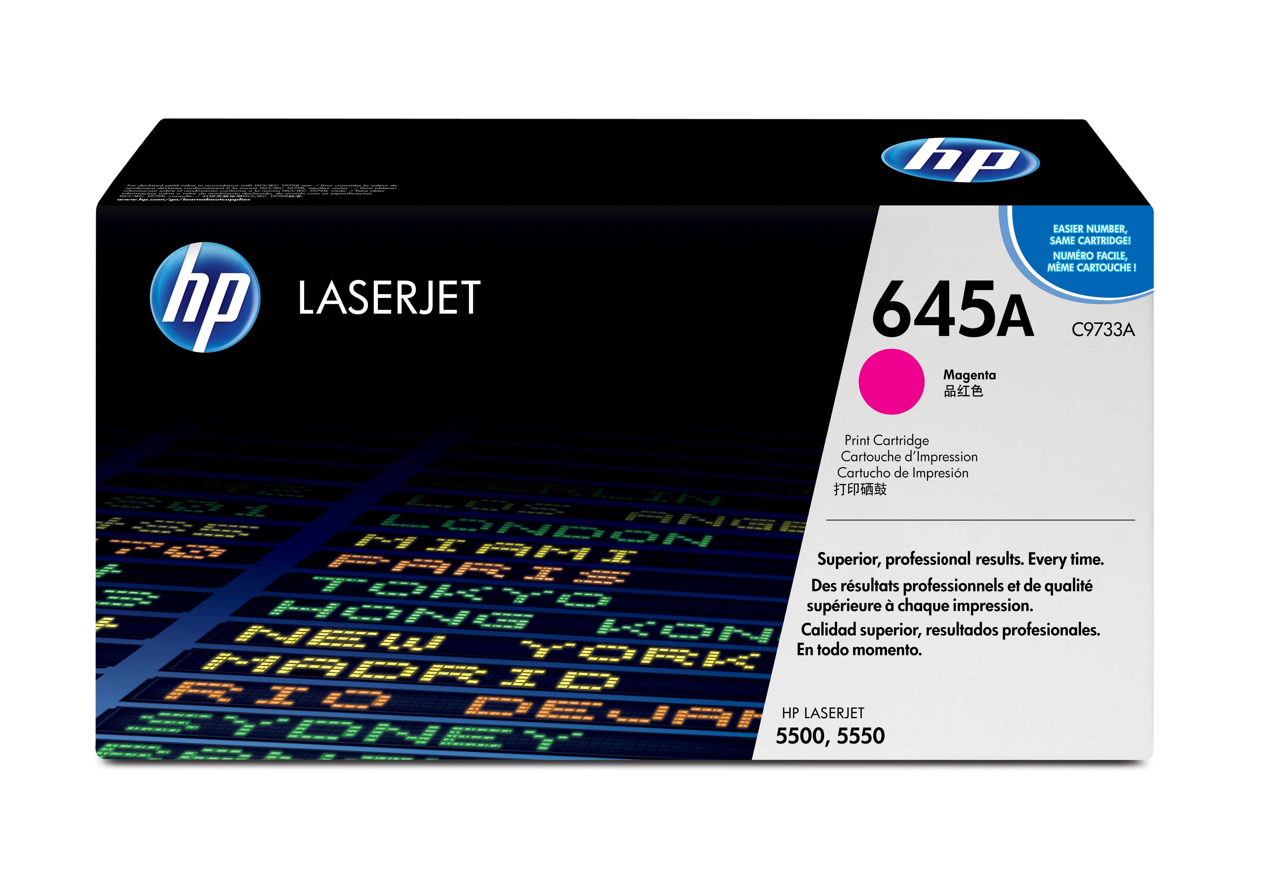 Image of HP C9733A/645A Toner cartridge magenta, 12K pages/5% for Canon LBP-86