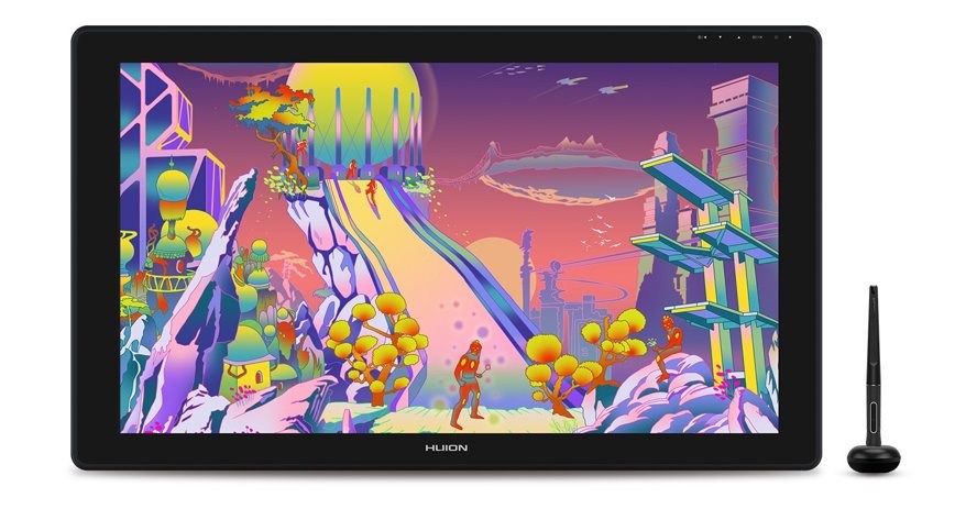 HUO HUION Kamvas 24 Plus graphic tablet 5080 lpi 526,85 x 296,35 mm USB-C Black