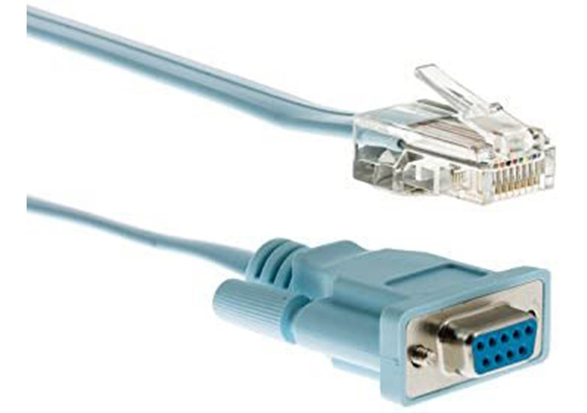 Photos - Cable (video, audio, USB) Cisco RJ-45 to DB9F Console Cable, 6 Feet, Compatible with 600, 800, 1 CAB 
