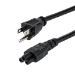 StarTech.com PXT101NB3S power cable Black 70.9" (1.8 m) NEMA 5-15P C5 coupler