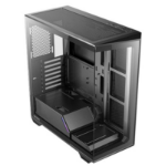 Antec Fire SALE Antec C3 Seamless ATX, mATX, ITX, USB 3.0, Type-C 3.2, 4mm Tempered Glass - SI. no Fans. Black Case. Easy install & configurations