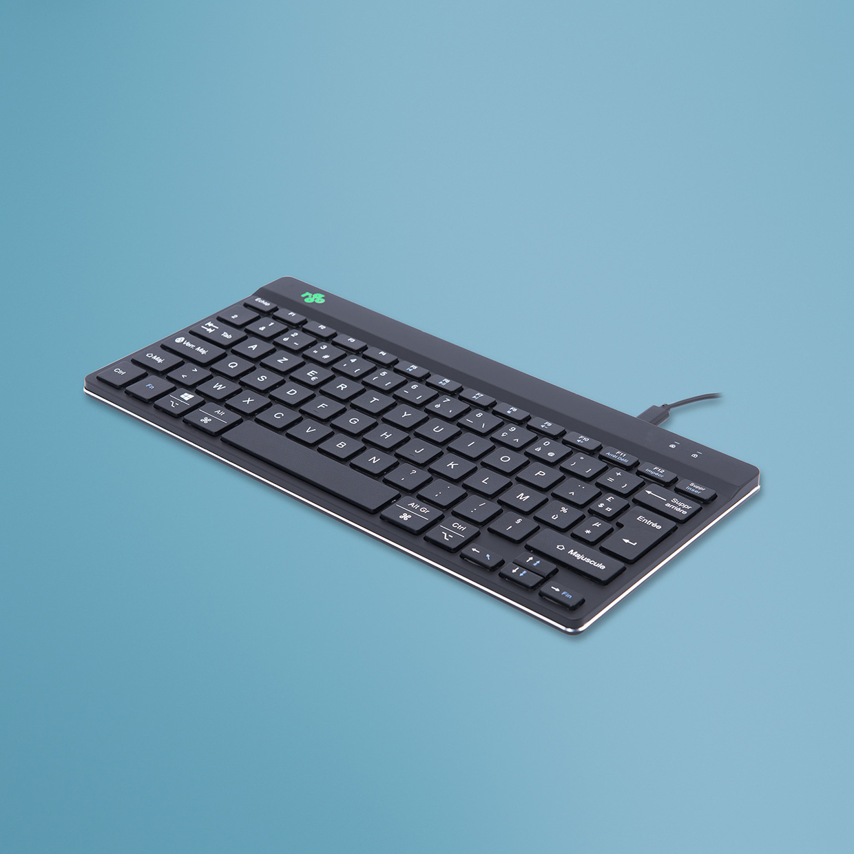 Image of R-Go Tools Compact Break R-Go ergonomic keyboard AZERTY (FR),...