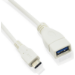 Microconnect USB3.1CAF02W USB cable USB 3.2 Gen 1 (3.1 Gen 1) 0.2 m USB C USB A White