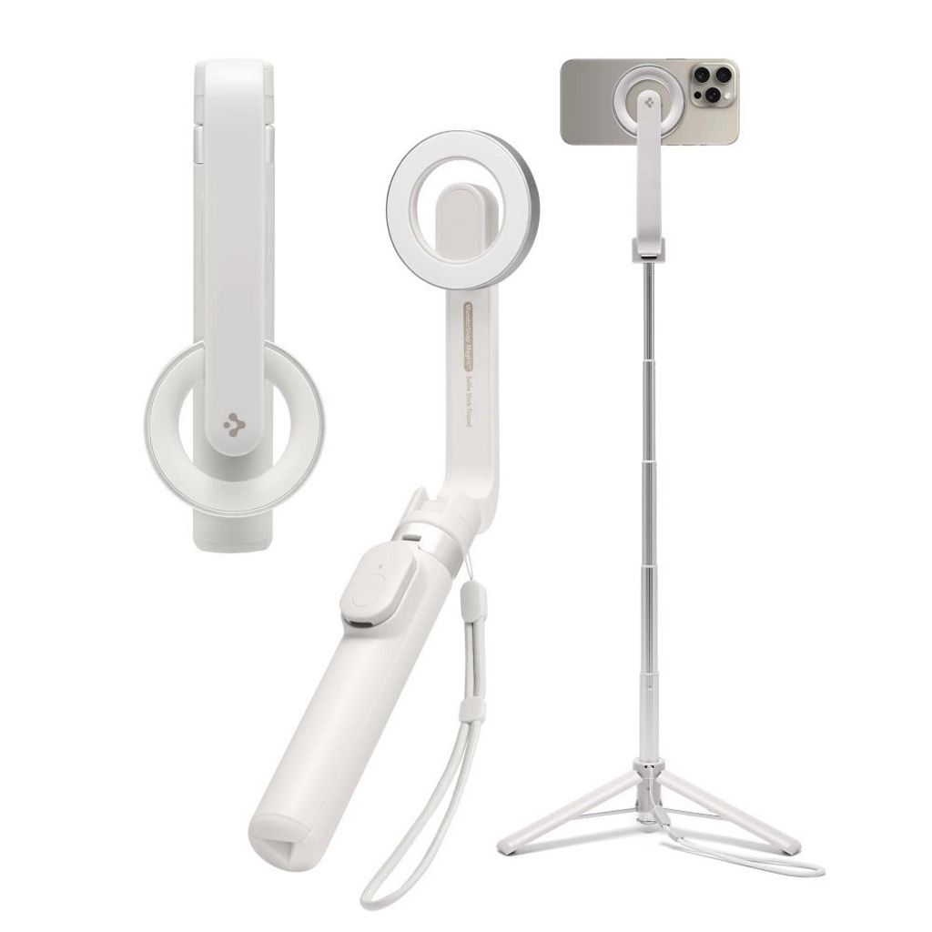 EU Product - S571W MagSafe Selfie Stick / stand with Bluetooth, 74cm - White thumbnail
